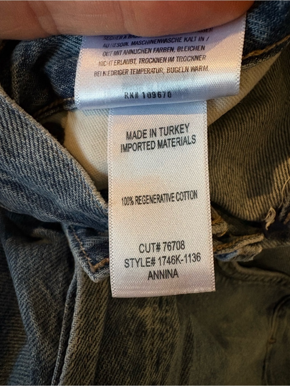 Citizens of Humanity Annina Straight Leg size 23 - Picture 12 of 12